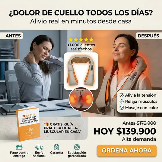 Masajeador Cervical Electrico Cuello